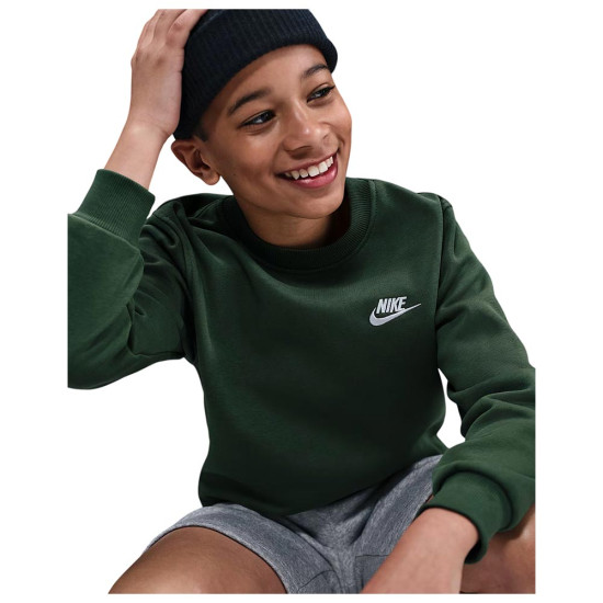 Nike Παιδικό φούτερ Sportswear Sportswear Club Fleece Nike Παιδικό φούτερ Sportswear Sportswear Club Fleece